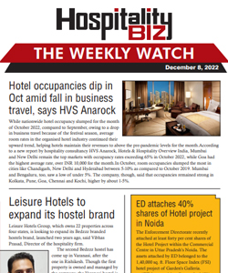 Hospitality Biz Weekly Newsletter issued dated 08.12.2022