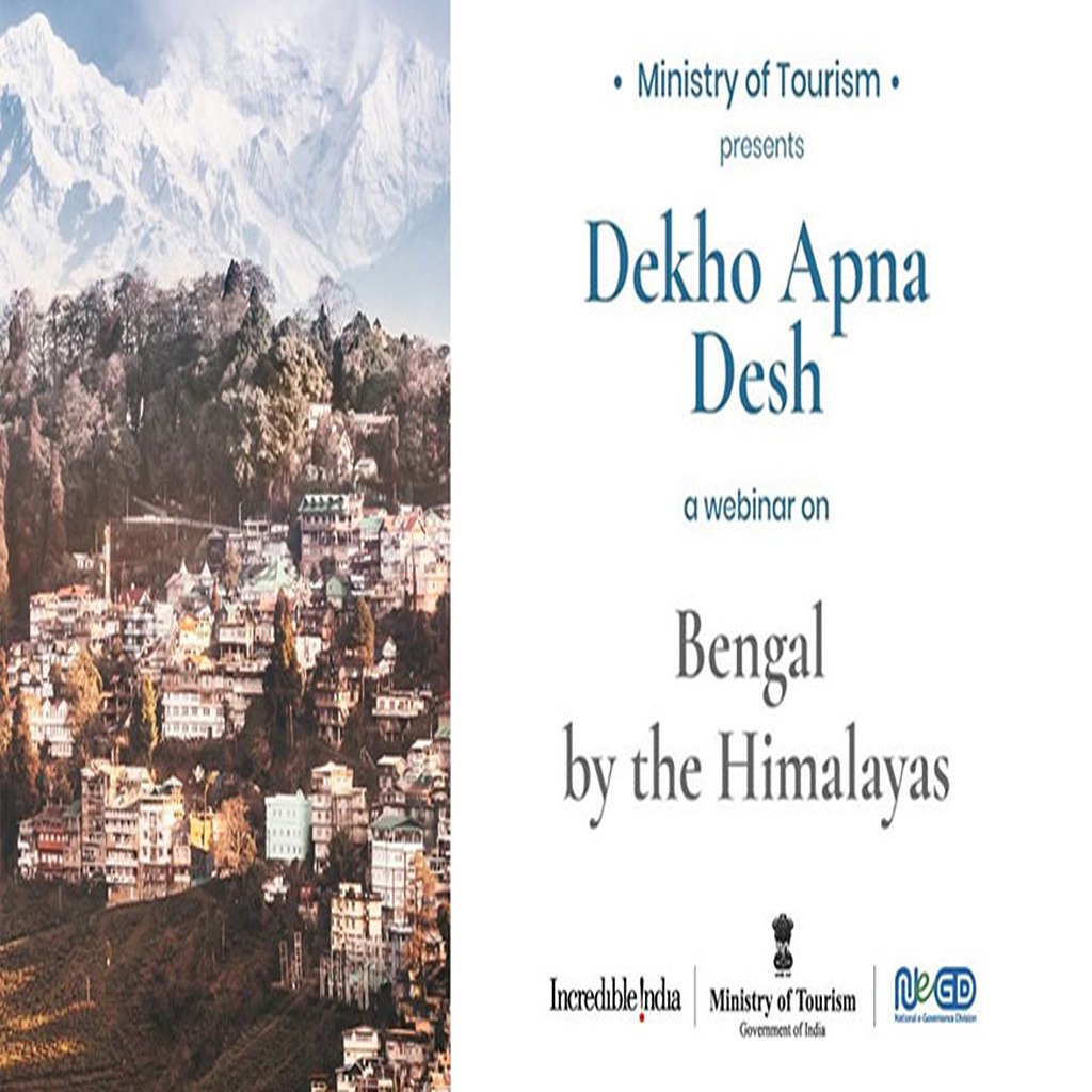 MoT holds its 14th webinar ‘Bengal by the Himalayas’ on the rich heritage of Darjeeling under Dekho Apna Desh Webinar Series