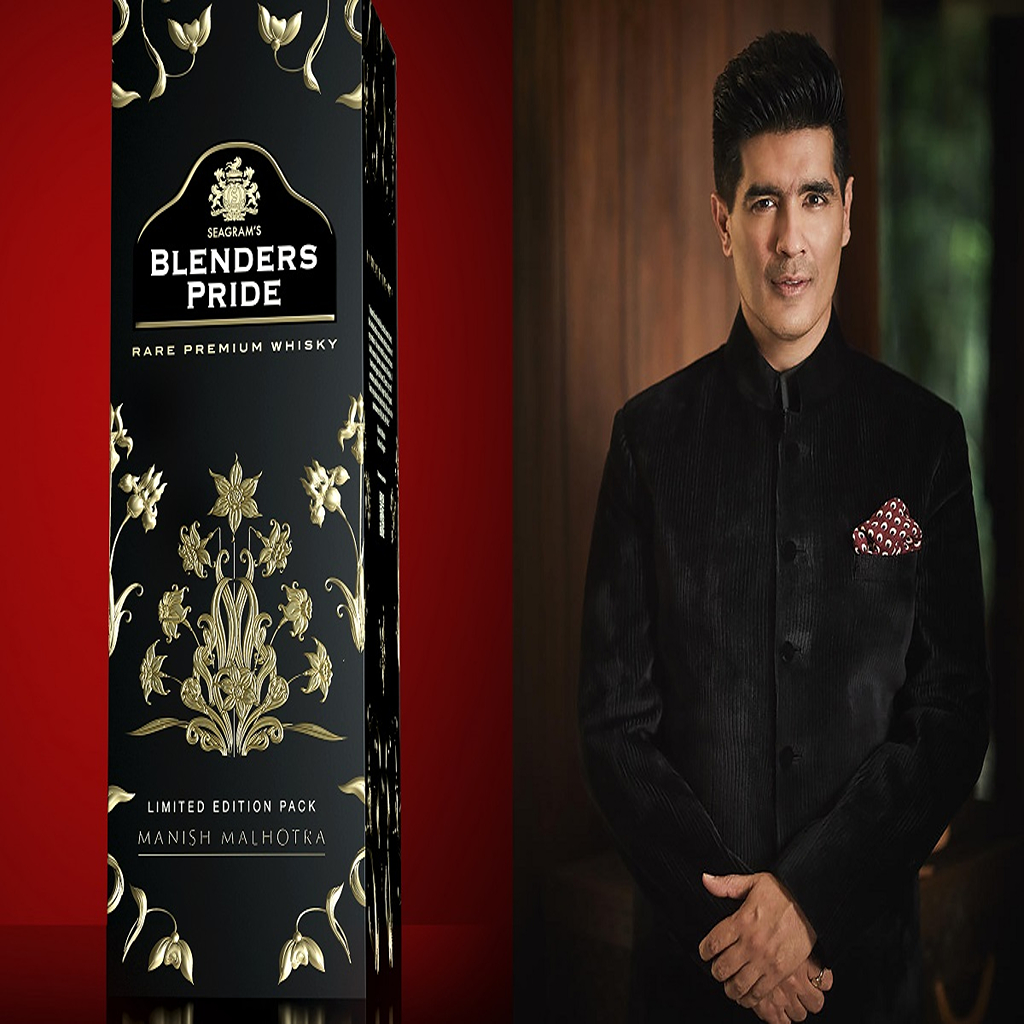 Blenders Pride launches its limited-edition pack in association with designer Manish Malhotra