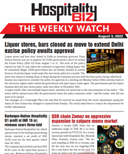 Hospitality Biz Weekly Newsletter issued dated 03.08.2022