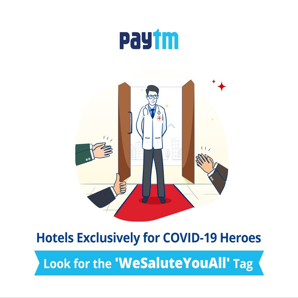 Coping with COVID-19 : Paytm teams up with hotels to offer temporary accommodation for healthcare professionals