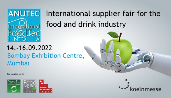 16th ANUTEC – International FoodTec India scheduled on September 14 to16