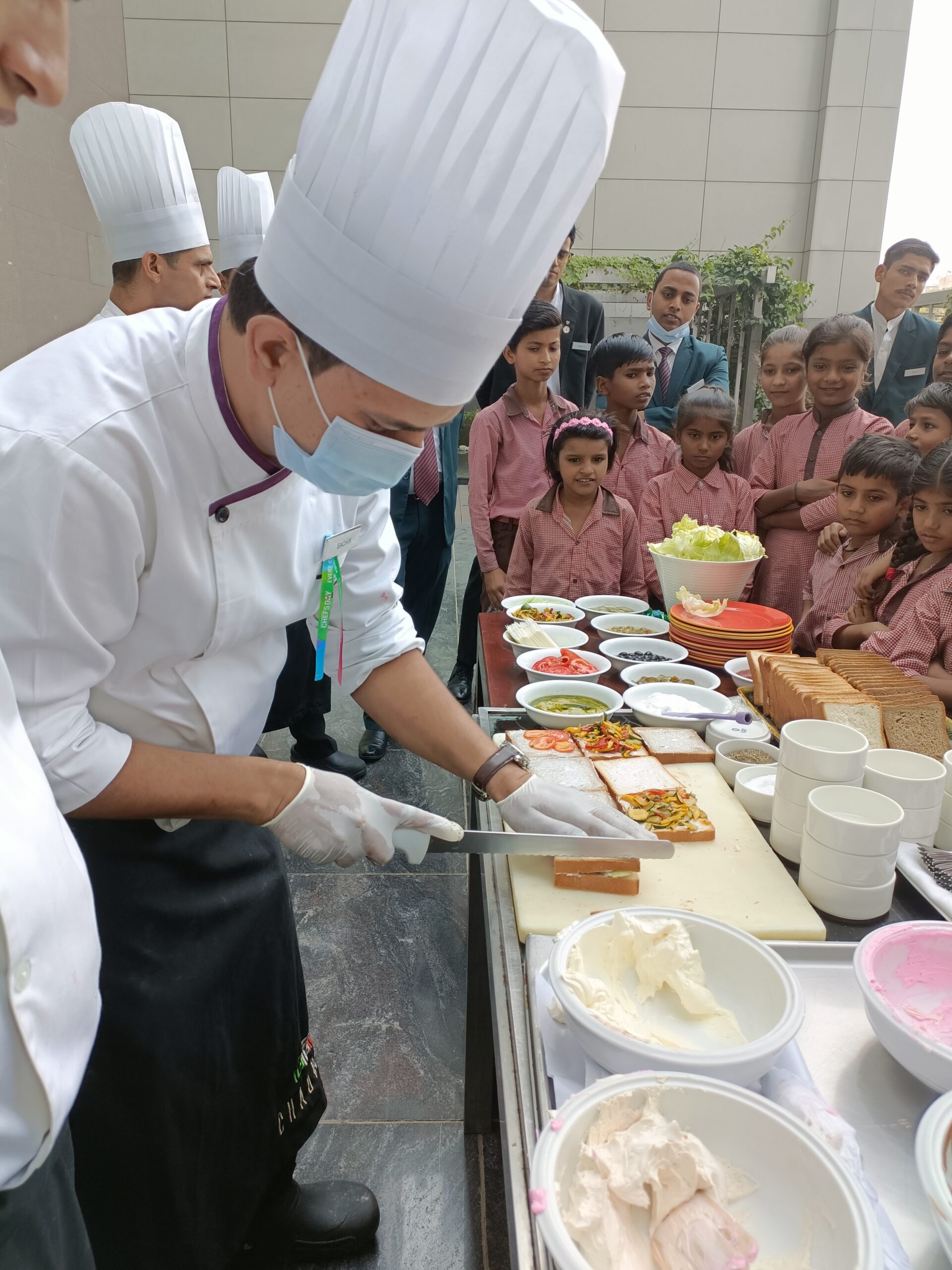 Crowne Plaza Greater Noida celebrates International Chef Day with little chefs