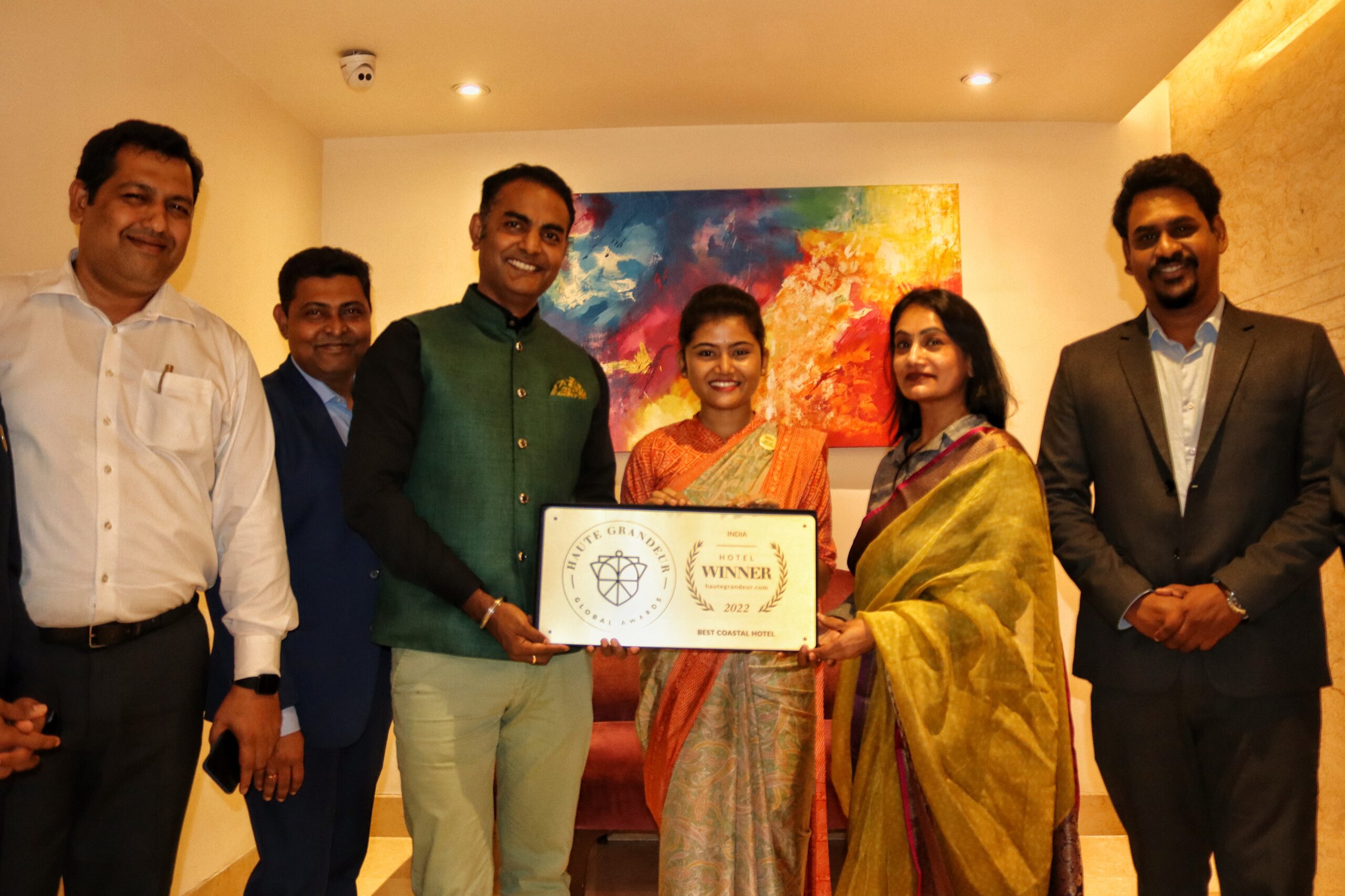 Novotel Visakhapatnam Varun Beach conferred the Excellence Award for “Best Coastal Hotel in India”