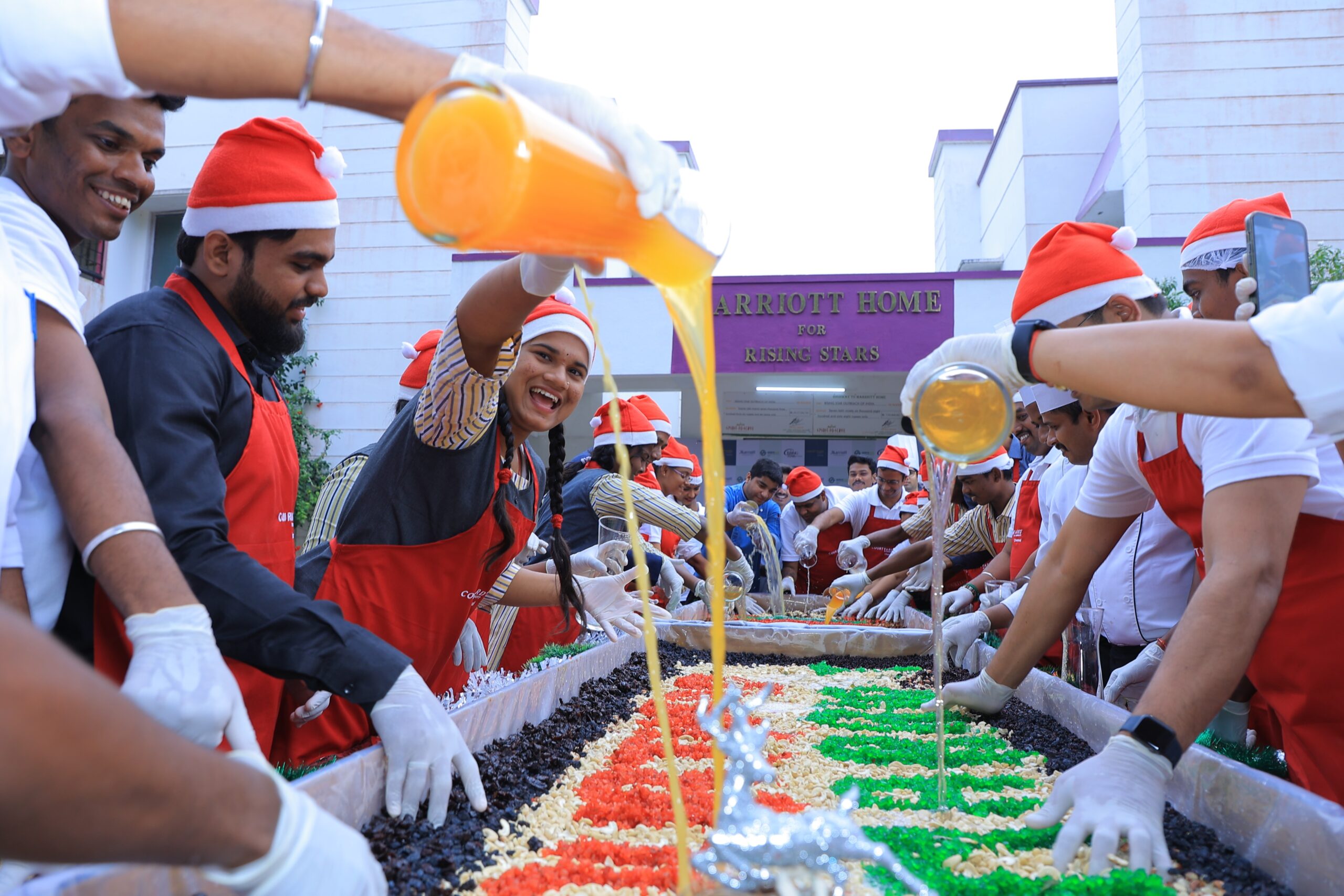 Courtyard by Marriott Chennai hosts Annual Cake mixing at Rising Star Outreach