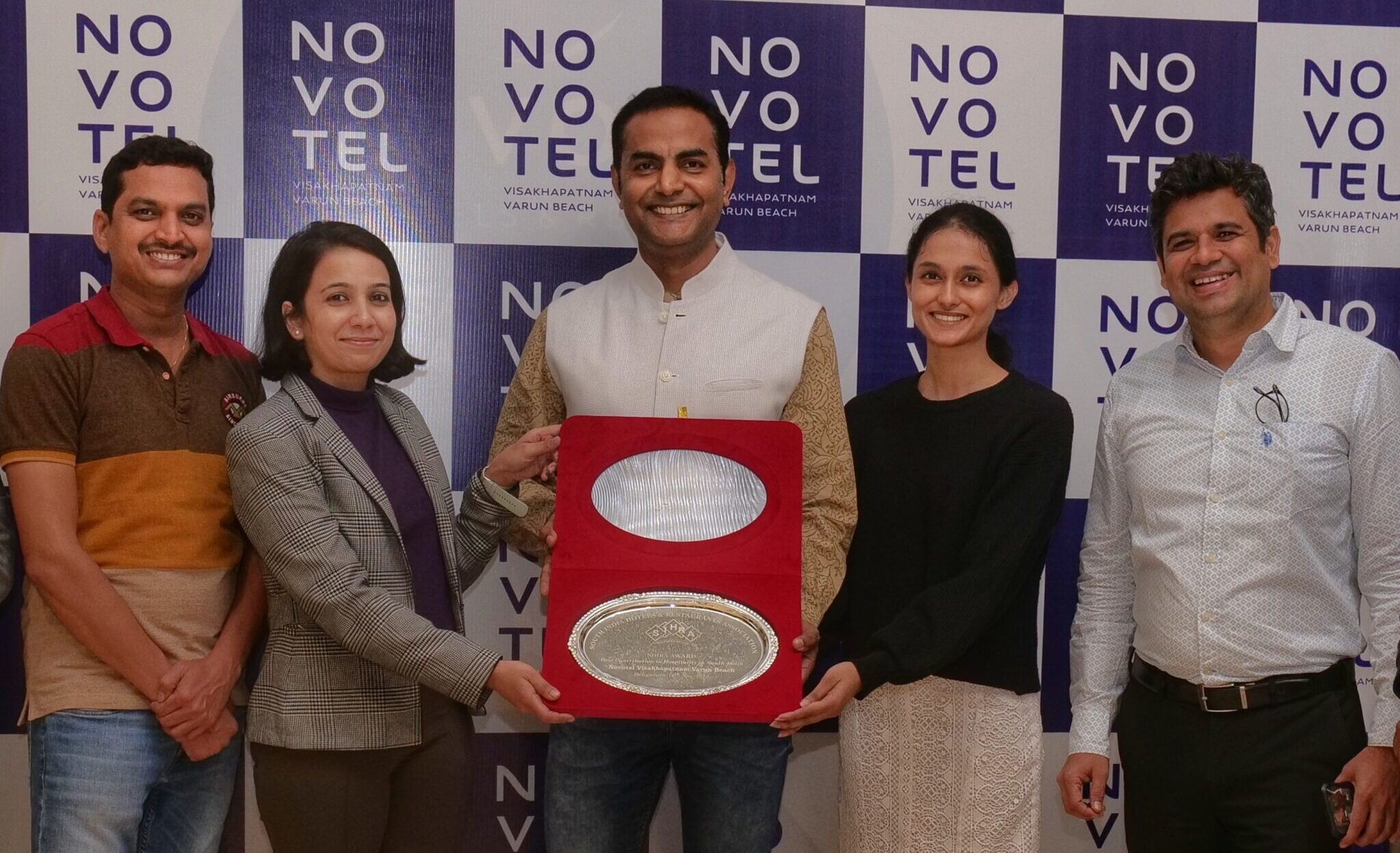 Novotel Visakhapatnam Varun Beach Bags “Best Contribution to Hospitality in South India” by SIHRA