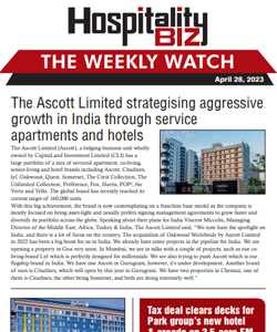 Hospitality Biz Weekly Newsletter issued dated 28.04.2023