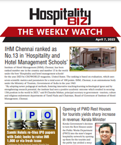 Hospitality Biz Weekly Newsletter issued dated 07.04.2023