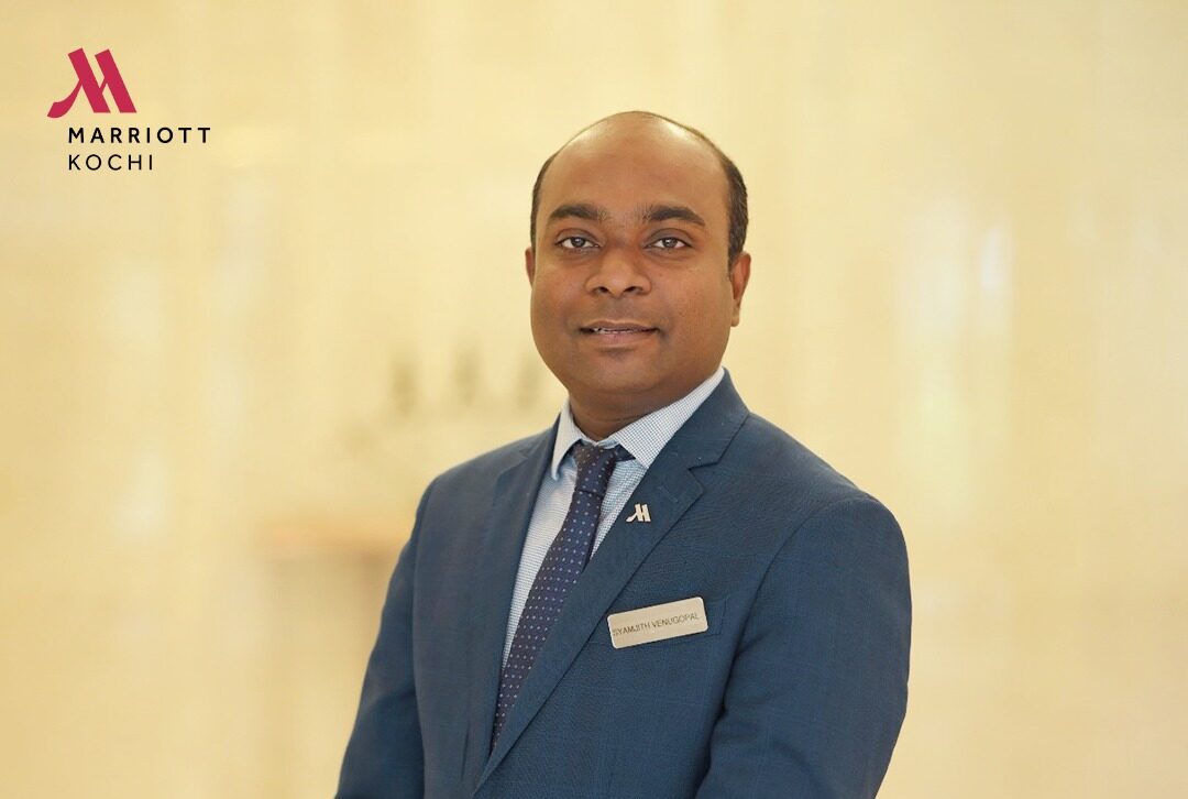 Syamjith Venugopal takes over as the Assistant Director of Food & Beverage, Kochi Marriott