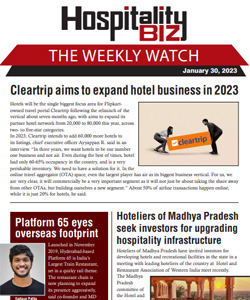 Hospitality Biz Weekly Newsletter issued dated 30.01.2023