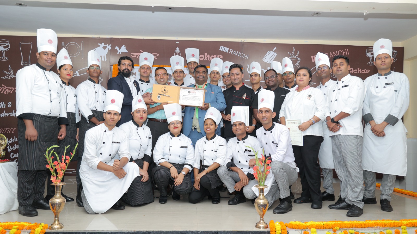 IHM Ranchi claim consecutive spot in “India Book of Records 2023” on World Tourism Day