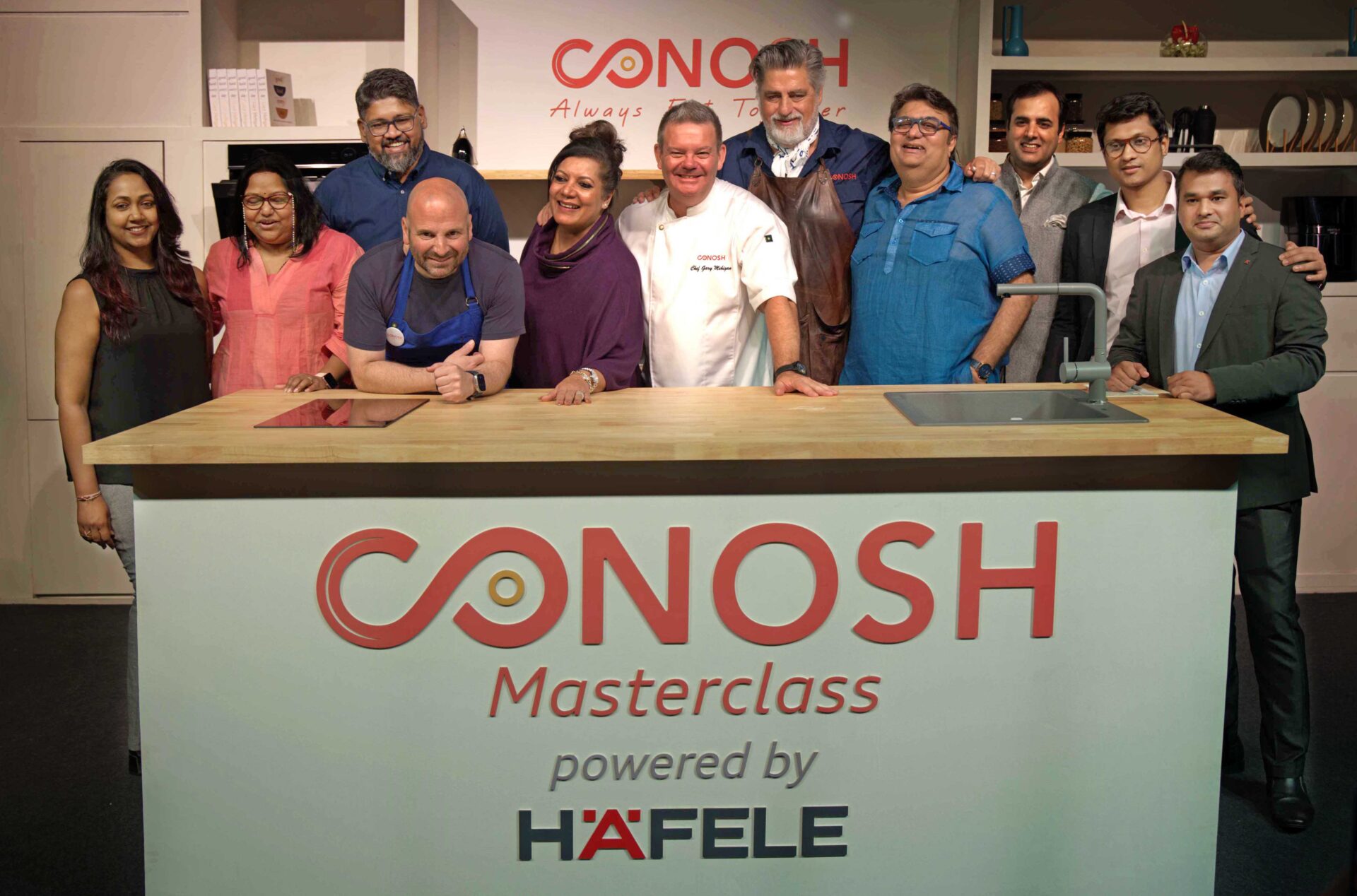 Former Master Chef Australia showcased Conosh Masterclass with Hafele Appliances