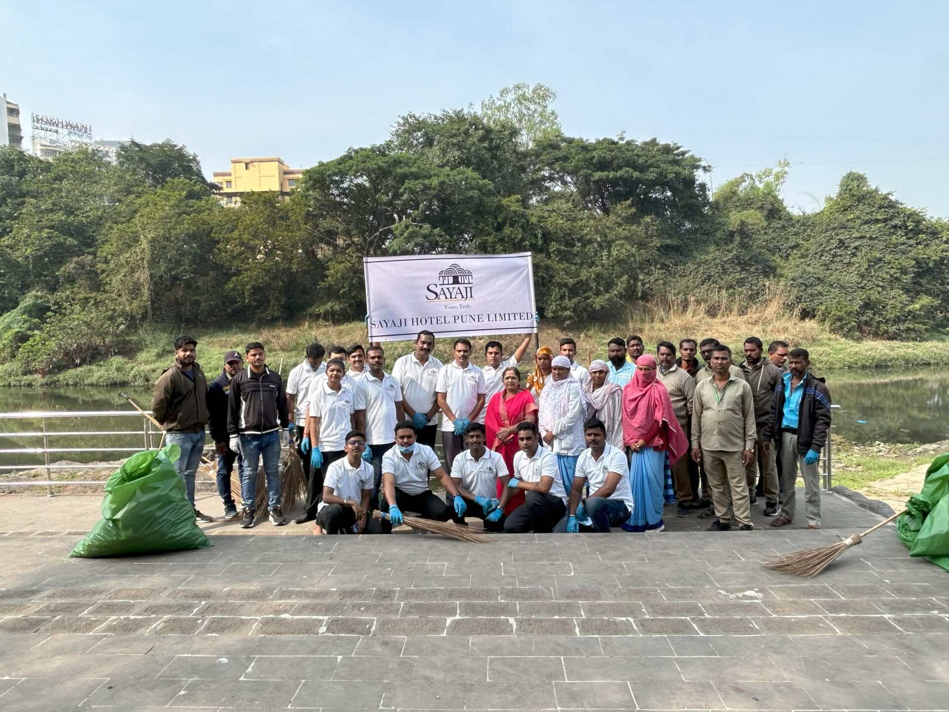 Sayaji Pune Leads River Clean-Up Drive on World Water Day