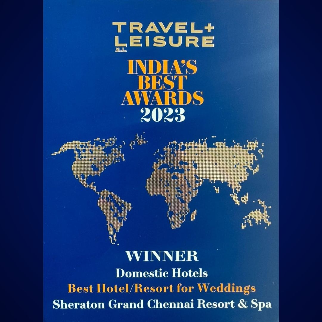 Sheraton Grand Chennai Resort & Spa bags Best Weddings Resort Award for 2023
