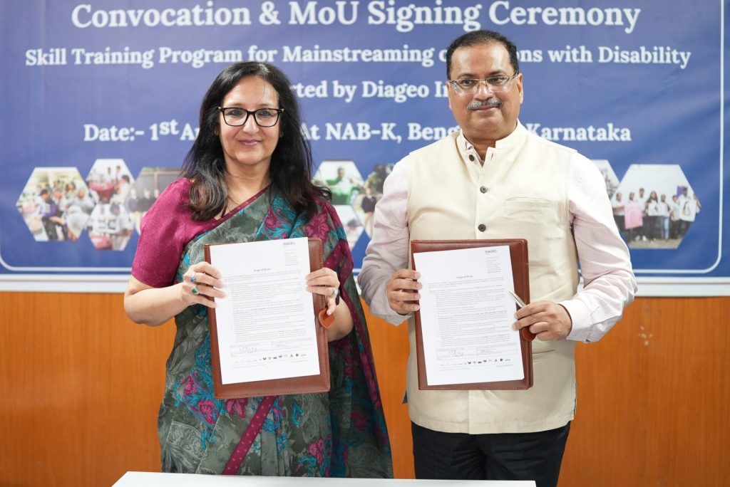 Diageo India Partners with SCPwD to Train Students under its 'Learning ...