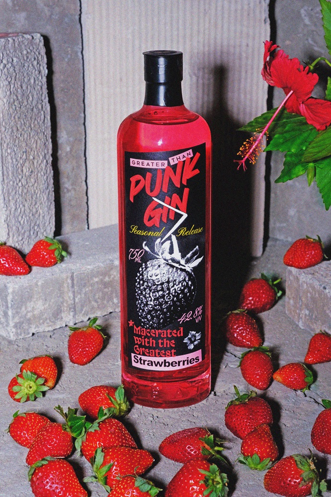 Greater than Gin Unveils 4th Limited Edition ‘Punk’ Gin Infused with Fresh Strawberries and Hibiscus