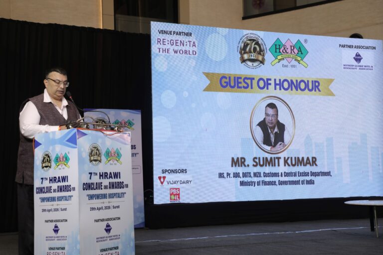 HRAWI Conclave in Surat Spotlights Food Safety, Fire Prevention and Sustainable Hospitality Practices
