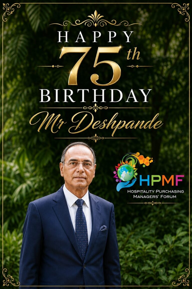 HPMF Launches Chairman’s Legacy Series to Honour Mohan Deshpande’s 75th Birthday