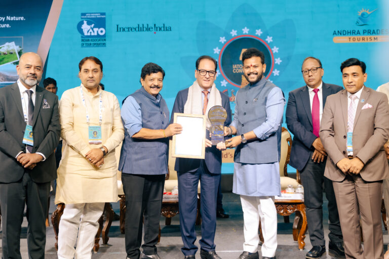KB Kachru receives IATO Hall of Fame Award 2026